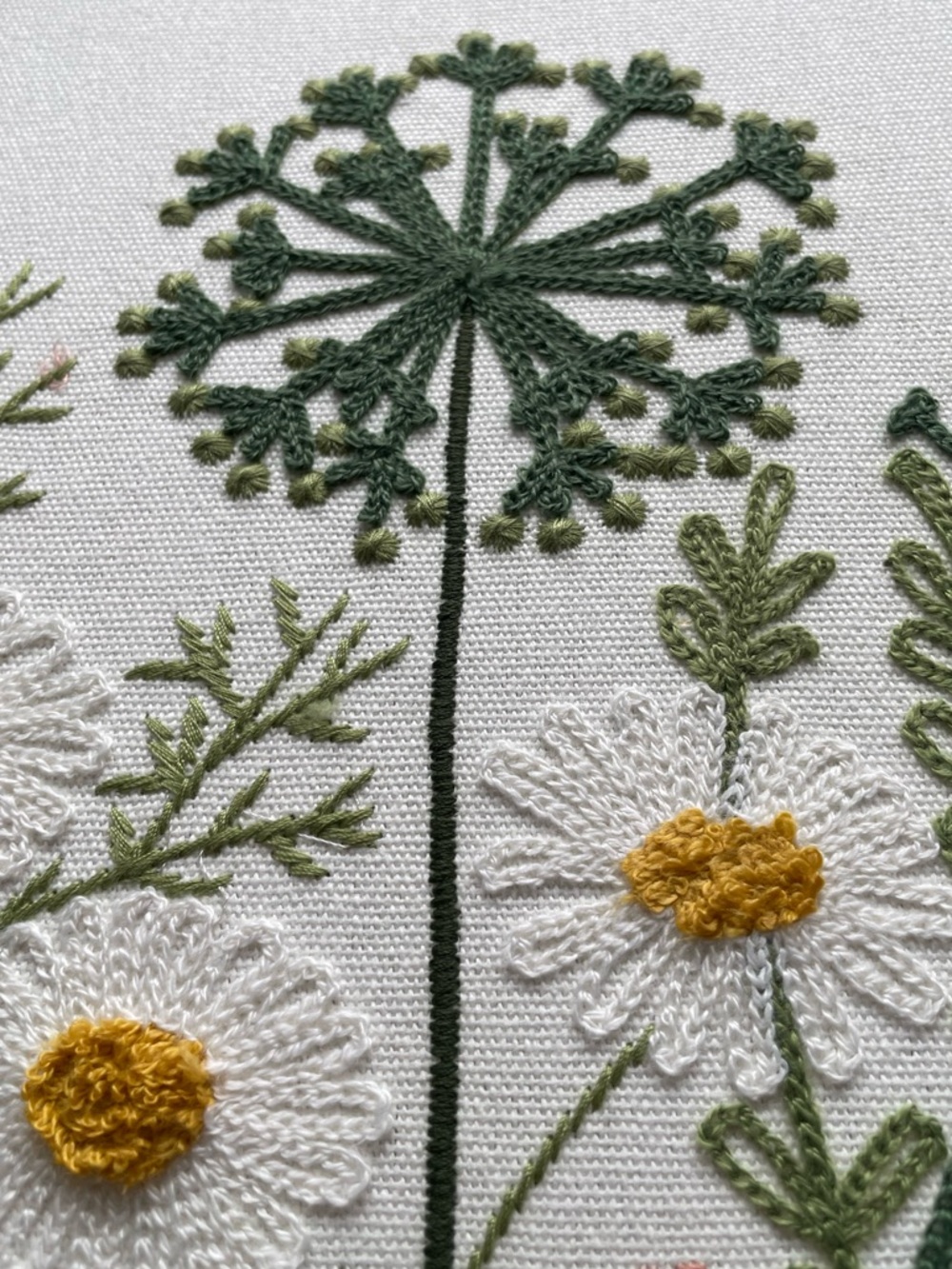 BP Home Embroidered Botanical Wall Art – 12x15, New, Framed Textile - Picture 5 of 9